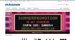 Desktop Screenshot of everzon.com